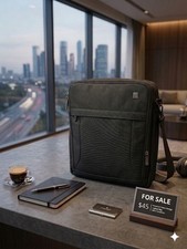 Victorinox Swiss Army Classic Vertical Briefcase Bag Tablet Laptop Case Sturdy picture