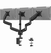 Mount Pro Triple Monitor Desk Mount, Fits 13 to 27