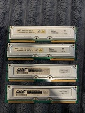 512MB Vintage RDRAM PC800 Non-ECC RAM Bundle (4x 128MB Modules) - Samsung & PNY picture