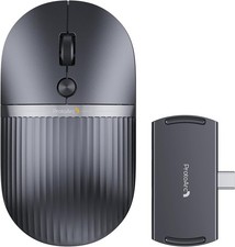 New - ProtoArc USB C Wireless Bluetooth Mouse, Multi-Device HubMouse (Dark Grey) picture