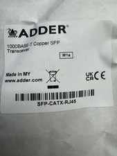 Adder 1000BASE-T Copper SFP Transceiver SFP-CATX-RJ45 picture