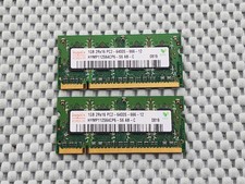 Lot of 2 Hynix 1GB 2Rx16 PC2-6400S-666-12 HYMP112S64CP6-S6 HP DELL Memory RAM picture