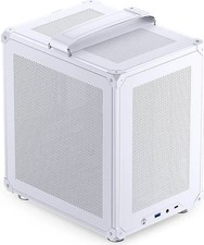 *NEW RETAIL* JONSBO C6-ITX WHITE ITX Handled Mesh PC Case Tool-free Open picture