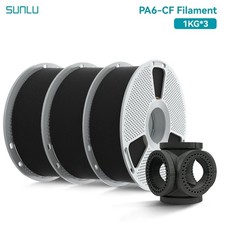 SUNLU 3KG Carbon Fiber Nylon Filament 1.75mm - Easy-to-Print PA6-CF 3D picture