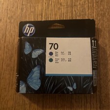 Genuine HP 70 Sealed Box C9408A Blue / Green Printhead Expired picture