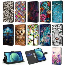 Luxury Owl Flower Tiger Wallet Cover Case For 11 12 13 14 Pro Max XR X 6 7 8 SE picture