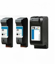 3 Pack Reman Replacements Ink for HP 45 51645A 78 C6578DN picture