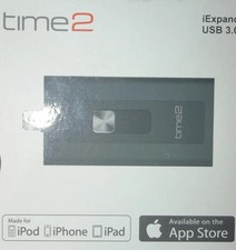 Time2 IExpand USB 3.0 Apple Certified Local Storage for iOS Factory Sealed New picture