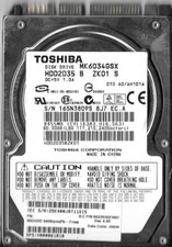 Toshiba MK6034GSX HDD2D35 B ZK01 S 60GB Sata Hard Drive picture