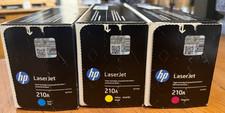Genuine HP 210A Toner Set W2101A W2102A W2103A 4201 4301 NEW SEALED  picture