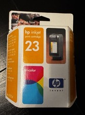 New HP 23 Tri-Color InkJet Print Cartridges FAST SHIPPING picture