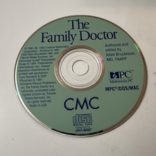 The Family Doctor Dr Allan Bruckheim CD-ROM PC Vintage 1993 Disc Only No Case picture
