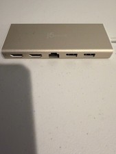 j5create JCD381 USB-C Dual HDMI Mini Dock Gigabit Ethernet USB 3.0 Gold picture