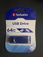 Verbatim Americas Llc 98658 Usb Flash Drive 64Gb Blue Taa picture