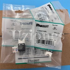 100X For Panduit CJ688TGBL Giga TX Cat6 Mini-Com RJ45 Network Jack Module Black picture