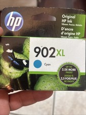 NEW Genuine OEM HP 902XL Cyan Color High-Capacity Ink Cartridge Exp. 10/2022 picture