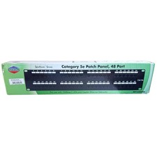 New Shaxon, 48 Port Cat 5e Patch Panel picture