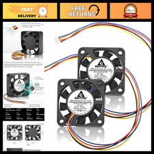24V PWM 4010 40mm Hotend Heatsink Fan, Dual Ball Bearing, 2-Pack for 3D Printers picture