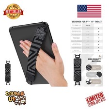 MoKo Security Hand-Strap for 9-11 Inch Tablet, iPad Pro/Air/Kindle Fire Black picture
