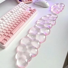 Mouse Pad with Wrist Rest, Soft Cloud Gel Keyboard Mouse Pad Set with Hand Wr picture