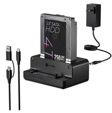 M.2 NVMe & SATA SSD/HDD Hard Drive Docking Station, ICY BOX USB-C 10Gbps M.2 NVM picture