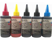 5x100ML Compatible Refill INK Bottles For HP 564 XL HP 564XL Cartridge CISS picture
