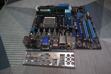 ASUS M4A785T-M Rev.1.02G Socket AM3 AMD Motherboard +CPU 3GHz, 2Gb, I/O picture
