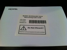 Nortel Avaya BCM 50 MCDN/Q.Sig Voice Networking Auth NTKC0217 Keycode License picture