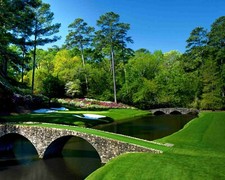 THE MASTERS HOGAN BRIDGE Golf Course  Mousepad 7 x 9 Vintage Photo mouse pad picture