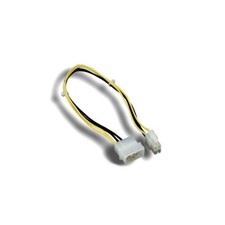 10x 15in Computer Internal Motherboard Power Cord 5.25in Molex to ATX12V 4Pin picture