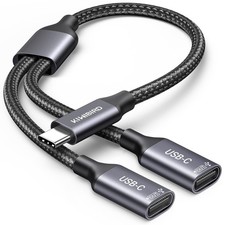 USB C Splitter 1 in 2 Out Charging, Type C Splitter 1 in 2 Out picture