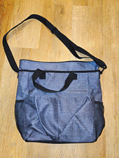 Thirty-One Crossbody Organizing Tote Gray Crosshatch picture