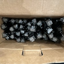 Rapink Patch Cables Cat6/ Cat6a 0.5ft (34 Pack) Slim, Cat6a 0.5FT Black picture
