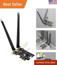 WA01 M.2 E Key to PCIe X1 WiFi Bluetooth Adapter for M.2 WiFi 4/5/6/6e/7/Cora... picture