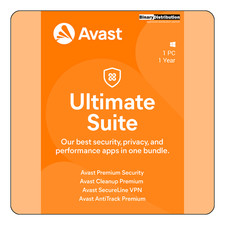 Avast Ultimate Suite 2026 - 1 PC - 1 Year - VPN, Cleanup & AntiTrack [Download] picture