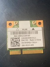 Dell DW1703 802.11 Mini PCIe WiFi Adapter Card Dell P/N: 0FXP0D picture