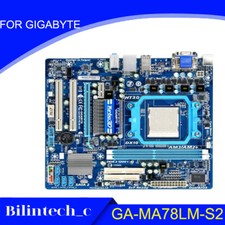 FOR GIGABYTE GA-MA78LM-S2 8G VGA+DVI AMD M-ATX Motherbroad Test ok picture