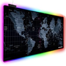 RGB Gaming Mouse Pad XL Extended Led Desk Mat Large Waterproof Computer Keyboard picture