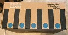 IBM Infoprint Color 8 Toner 02NT223 BLUE CYAN Case Lot 6 NEW Factory Sealed picture