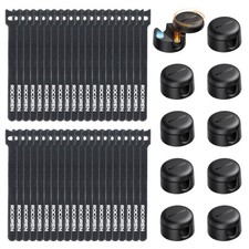 50‑Pack Rotatable Cable Clips & Cord Straps Cable Management Kit picture