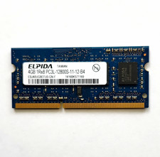 Elpida 4GB DDR3L SO-DIMM 204-Pin PC3L-12800S DDR3-1600 EBJ40UG8EFU0-GN-F picture