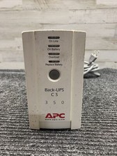 Used APC BK350 Back-Ups Cs Battery Backup System No Battery picture
