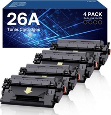 4 PACK 26A Toner Cartridges CF226X CF226A Black For HP M402 M426 MFP High Yield picture