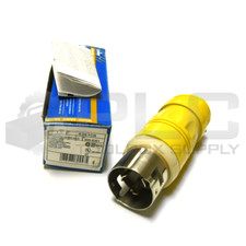 NEW LEVITON 6361-CR 50A 2P 3W LOCKING PLUG 6361CR picture