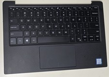 Genuine Dell XPS 13 9370 9380 Palmrest Touchpad Backlit Keyboard 03CM18 picture