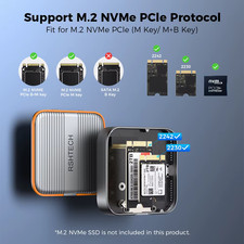  Aluminum 3-in-1 Phone Magnetic SSD Enclosure with PD100W Type-C 10Gbps Data Tra picture