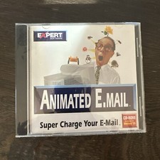 Animated E-mail, Vintage (Expert Software 1997) CD Windows 95 + Factory Sealed picture