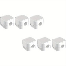 6PCS Magnetic White Self-adhesive Wire Organizer Wire Sorting Data Cable Storage picture