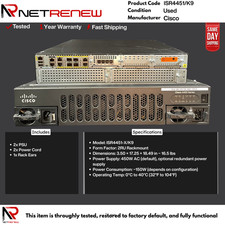 Cisco ISR 4451 ISR4451/K9  Integrated Service IP Base Router picture