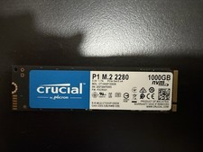 Crucial P1 CT1000P1SSD8 1TB M.2 2280 PCIe 3.0 x4 NVMe Solid State Drive Works picture